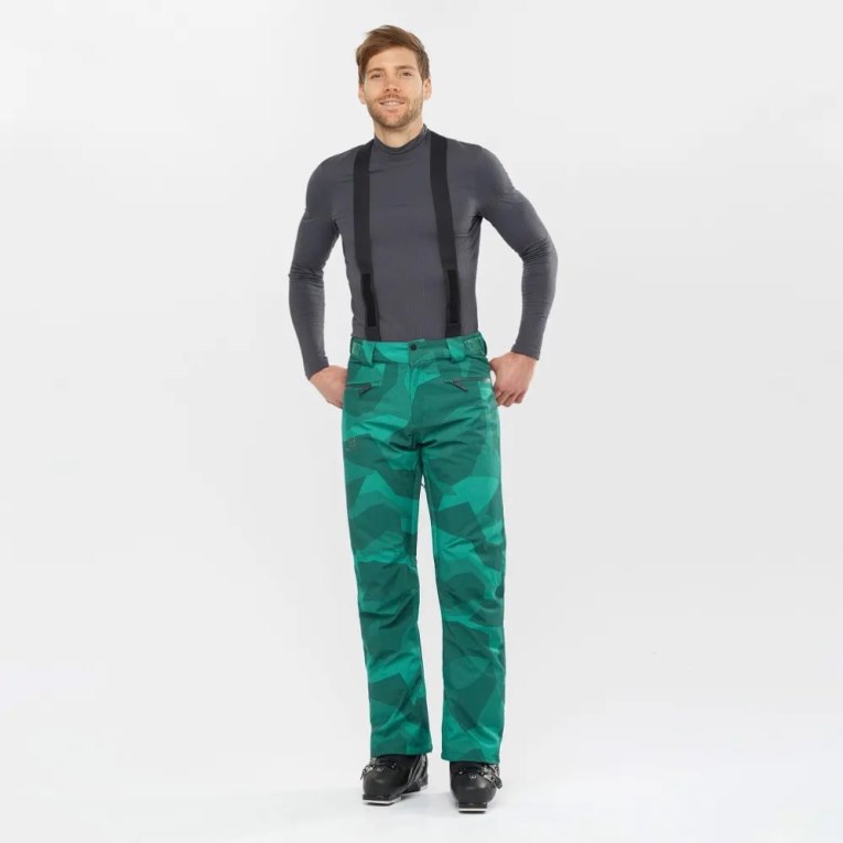 Pantalones De Esquí Salomon Edge Hombre Verdes | MX JSYG284